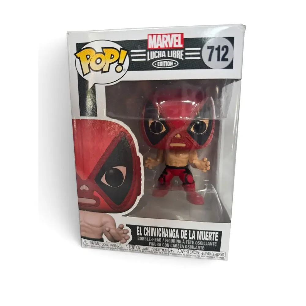 Funko Pop Marvel Lucha Libre El Venenoide #707 & El Chimichanga #712 Lot